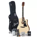 Gibson® G-Writer EC กีตาร์โปร่งไฟฟ้า 41 นิ้ว ไม้แท้โซลิด Sitka Spruce / Walnut  ปิีกอัพ LR Baggs มีช่อง Player Port™ + แถมฟรีซอฟต์เคส & ของพรีเมี่ยม *