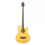 Paramount AB80CEN Acoustic Bass Guitar Electric Base Bass Base guitar 45.5 " / 22 Frete Sprues with XLR + free connectors, free bass bags