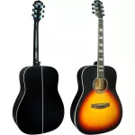 PARAMOUNT ED20 Acoustic Guitar, 41 inch acoustic guitar, concave neck, rosewood/linden, black knob, new acoustic guitar, good sound + free guitar bag & kapok & pick