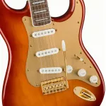 Fender® Squier 40th Anniversary Stratocaster Gold Edition, 21 Frets Strat, Strat, Endo, Fender®, SSS ** 1 year Insurance **