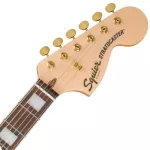 Fender® Squier 40th Anniversary Stratocaster Gold Edition, 21 Frets Strat, Strat, Endo, Fender®, SSS ** 1 year Insurance **