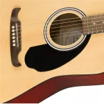 Fender® FA-125 Acoustic Guitar, 41 inch acoustic guitar, Dreadnought shape, varnish, shadow + free guitar bag & tuner & kapo & pick & wrench