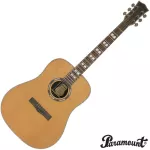 Paramount S450, airy guitar 41 "D shape, Top Sol, Cedar, Prud/Rose Wood, professional coating Black nickel knob ** use cable