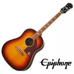 Epiphone® Masterbilt Texan Electric Guitar, Real Wood, All Solid Solid Stepru / Mahogany / Fishman® Sonicore ™ + Free VIP bag ** Center insurance