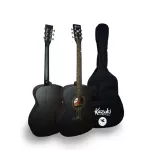 Kazuki Mar Series OM1, airy guitar, 40 inches, OM shape, Seibra Wood, both coating, finger board, rosewood, knob Open Gear + free