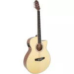 Clevan MJ-20E electric guitar Mini Bloe Spread/Mahokani Yong Nubone EQ 5 bands have a built -in tuner + free jack cable.