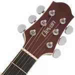 Clevan MJ-20E electric guitar Mini Bloe Spread/Mahokani Yong Nubone EQ 5 bands have a built -in tuner + free jack cable.