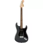 Fender® Squier Affinity Strat HH Electric Guitar 21 Frets Strat Pickup Ham, Popper Wood Batal + Free Car Stocking **