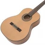 Clevan® C-28S Classical Guitar, Classic Size 4/4 Top Sol, Cedar/Mahakani, Bone Bone, Savarez 500CJ