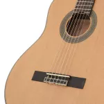Clevan® C-28S Classical Guitar, Classic Size 4/4 Top Sol, Cedar/Mahakani, Bone Bone, Savarez 500CJ