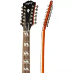 Epiphone® Hummingbird 12-String, 12-inch 41-inch electric guitar, All SOLID, Solid Spruce, Side/Soli