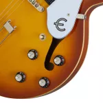 Epiphone® Riviera Electric guitar, Semi Hollow, Year 60S, 22 Frets Maple/Mahogany, Epiphone Pro Mini Humbucker
