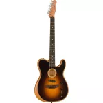Fender® Acoustasonic Player Telecaster Shadow Burtle Electric Guitar TELE Pi -Fishman + Free Soft Case **