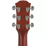 YAMAHA® AC3M 40 -inch electric guitar, concert style, authentic solid wood Mahogany Wood with ARE + free technology, soft cases & charcoal