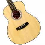 Fantasia SOLID36, airy guitar 36 inches, authentic wood, top solid, rose/Mahokani coating, metal knob + free bag & kapok & pick