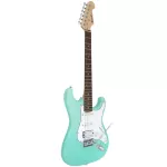 PARAMOUNT PE102 Electric guitar Strat 22 Frets Belt Wood, Pickup, HSS, Stratosonic + Free Rocking / // Beginners ** 1 year Insurance **