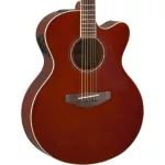 YAMAHA® CPX600, 41 -inch electric guitar, Medium Jumbo shape, with built -in cable set + free Yamaha bag ** 1 year center insurance **