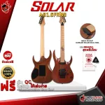 Solar AB1.6FRNB electric guitar, Natural Brown Matte [Free gift] [with Set Up & QC easy to play] [100%genuine insurance] [Free delivery] Red turtle