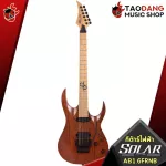 Solar AB1.6FRNB electric guitar, Natural Brown Matte [Free gift] [with Set Up & QC easy to play] [100%genuine insurance] [Free delivery] Red turtle