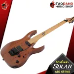 Solar AB1.6FRNB electric guitar, Natural Brown Matte [Free gift] [with Set Up & QC easy to play] [100%genuine insurance] [Free delivery] Red turtle
