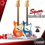 Electric Base Squier FSR Classic VIBE '60s Competition Mustang Bass [Free free gift] [with Set Up & QC easy to play] [100%authentic insurance] [Free delivery] Turtle
