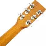 PARAMOUNT Q601E 41 -inch electric guitar, topped up, rosewood/Mahogany, Dreadnough shape, 4 -plato coated coating, Open Gear ** 1 year warranty **