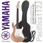 Yama ® Pacifica112j Electric guitar, mixed up 22 frets, Yellow Natural, use the Daddario Exl120 + with free gift ** 1 year center warranty **