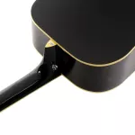 [Sell well] Clevan D10, airy guitar 41 "D style D Ya Black Square + D'E Addario's guitar line ** Airy guitar, Yamaha F310 / set up to play easily.