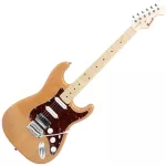 PARAMOUNT PE122 Stratosonic Electric Guitar Strat 22 Frets Ash Car/Finger Board Maple HSS + Free Rocking Free Car ** 1 Year Insurance **