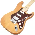 PARAMOUNT PE122 Stratosonic Electric Guitar Strat 22 Frets Ash Car/Finger Board Maple HSS + Free Rocking Free Car ** 1 Year Insurance **