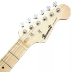 PARAMOUNT PE122 Stratosonic Electric Guitar Strat 22 Frets Ash Car/Finger Board Maple HSS + Free Rocking Free Car ** 1 Year Insurance **