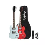 EPIPHONE® Power Players SG Electric guitar 22 Frets 3/4 Mahogany + Free Bag & Jack Strap & Pick ** 1 year Insurance **