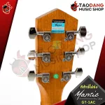 Mantic GT1AC acoustic guitar, comfortable price, outstanding wooden bag, defeat all songs, with 10 free items, free shipping - Red turtle