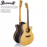 PARAMOUNT F555BCEQN 41 -inch electric guitar, spruce/rosewood, 3 -inch thick body, 3 inches thick, easy to handle + free