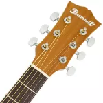 Paramount F555BCEQN กีตาร์โปร่งไฟฟ้า 41 นิ้ว ไม้สปรูซ/โรสวู้ด ปิ๊กอัพ 3 แบนด์ ลำตัวบางหนา 3 นิ้ว จับกระชับเล่นง่าย + แถม