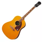 Epiphone® MasterBilt Texan Electric Guitar Advanced Jumbo 20 Frets Authentic Forest All Solid Solid Stepru/Mahogany Pick