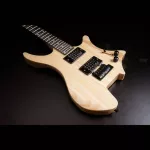 Kazuki Destroyer Series, 24 -fret guitar, Steinberger shape, Swamp Ash Bodys, Walnut/Maple, Wilkinson Hamk