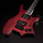 Kazuki Destroyer Series, 24 -fret guitar, Steinberger shape, Swamp Ash Bodys, Walnut/Maple, Wilkinson Hamk