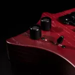 Kazuki Destroyer Series, 24 -fret guitar, Steinberger shape, Swamp Ash Bodys, Walnut/Maple, Wilkinson Hamk