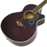 Kazuki kz39c, 39 inch acoustic guitar, GA, Blue Wood, + Free Guitar Bag & Guitar Wipes & Guitar Wipes &
