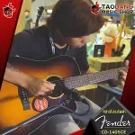 Fender CD -40sce [free gifts free] [with Set Up & QC easy to play] [Center insurance] [100%authentic] Red turtle