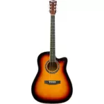 Fantasia C42, 41 inch guitar, Dreadnough shape, concave neck, spruce/linden coated ** New acoustic guitar ** + free