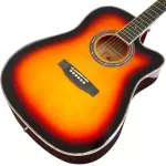 Fantasia C42, 41 inch acoustic guitar, Dreadnough style, concave neck, spruce/linden coated ** new acoustic guitar **