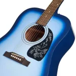 Epiphone® Starling, 41 inch acoustic guitar, Square Shoulder Dreadnought 20 Frete Top Sitka Square Beside and back, Mahogany