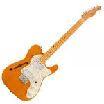 Fender® Vintera 70S Tele Thinline, Telecaster, 21 Frets, F HOLE, ASH wooden body, maple + free Fender guitar bag, Deluxe **