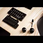 Kazuki Destroyer Series, 24 -fret guitar, Steinberger shape, Swamp Ash Bodys, Walnut/Maple, Wilkinson Hamkin ** 1 year Insurance **