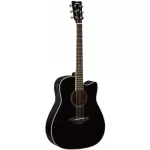 YAMAHA® FGX820C 41 -inch electric guitar, Traditional Western Cutaway 20 Freck Top Slid Slit + Free Deluxe & Pick & Charcoal