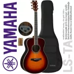 YAMAHA® LS-TA Transacoustic Guitar, 40 inch concentration guitar, Concert style, whole body Sprues/Rose Wood + Free Soft Case & Charcoal & Wrench **