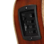 YAMAHA® AC1M 40 -inch electric guitar, concert style, Solid Sita Sopz Pickups have SRT + free technology. Sound Hole & Bag & Manual & Charcoal and