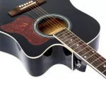 PASSION PS41CE 41 -inch electric guitar, concave neck, linden, shadow coated with 5 -band pickup steel with tuner + free guitar bags & picks